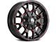 Mayhem Wheels Warrior Black with Prism Red 6-Lug Wheel; 20x9; 0mm Offset (04-15 Titan)