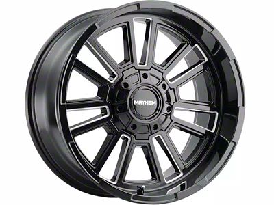 Mayhem Wheels Apollo Gloss Black Milled 6-Lug Wheel; 20x9; 0mm Offset (05-15 Tacoma)