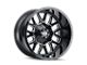Mayhem Wheels Cogent Gloss Black Milled 6-Lug Wheel; 17x9; -12mm Offset (05-15 Tacoma)