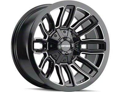 Mayhem Wheels Decoy Gloss Black Milled 6-Lug Wheel; 20x10; -19mm Offset (05-15 Tacoma)