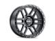 Mayhem Wheels Delta Matte Black 6-Lug Wheel; 17x9; -12mm Offset (05-15 Tacoma)