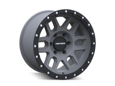 Mayhem Wheels Delta Matte Gunmetal 6-Lug Wheel; 17x9; 0mm Offset (05-15 Tacoma)