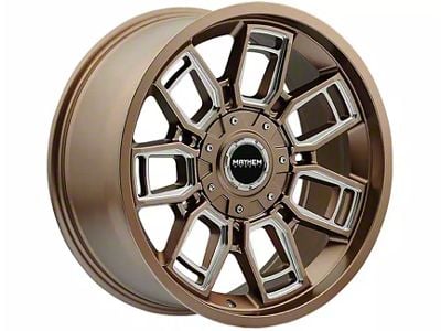 Mayhem Wheels Ordinance Matte Bronze Milled 6-Lug Wheel; 20x9; 0mm Offset (05-15 Tacoma)