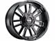 Mayhem Wheels Apollo Gloss Black Milled 6-Lug Wheel; 20x10; -19mm Offset (10-24 4Runner)