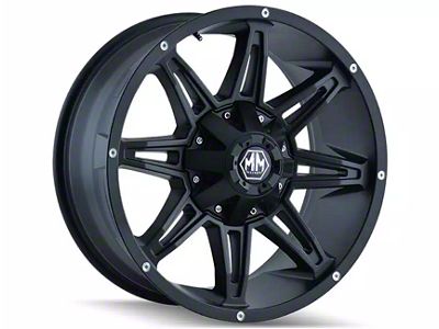 Mayhem Wheels Rampage Matte Black 6-Lug Wheel; 17x9; 13mm Offset (10-24 4Runner)