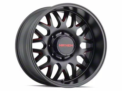 Mayhem Wheels Tripwire Gloss Black with Prism Red 6-Lug Wheel; 20x10; -19mm Offset (10-24 4Runner)