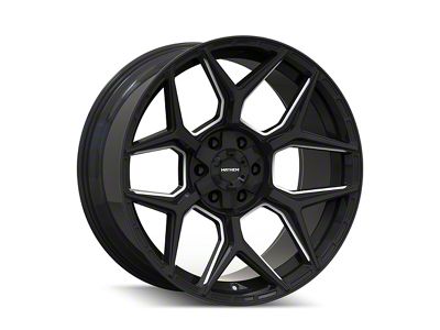 Mayhem Wheels Vanquish Gloss Black Milled 6-Lug Wheel; 22x10; -19mm Offset (10-24 4Runner)