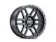 Mayhem Wheels Delta Matte Black 6-Lug Wheel; 17x9; -12mm Offset (16-23 Tacoma)