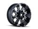 Mayhem Wheels Fierce Gloss Black Milled 6-Lug Wheel; 17x9; -12mm Offset (16-23 Tacoma)
