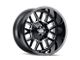 Mayhem Wheels Cogent Black Milled 6-Lug Wheel; 20x9; 0mm Offset (05-15 Tacoma)