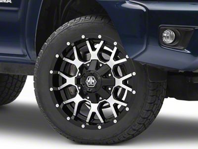 Mayhem Wheels Warrior Black Machined 6-Lug Wheel; 20x10; -25mm Offset (05-15 Tacoma)