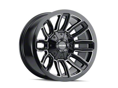 Mayhem Wheels Decoy Gloss Black Milled 5-Lug Wheel; 20x10; -19mm Offset (07-13 Tundra)