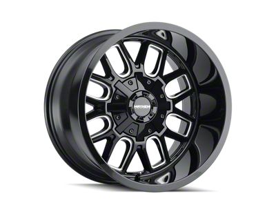 Mayhem Wheels Cogent Black Milled 6-Lug Wheel; 20x10; -19mm Offset (2024 Tacoma)