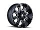 Mayhem Wheels Fierce Gloss Black Milled 6-Lug Wheel; 20x9; 0mm Offset (2024 Tacoma)