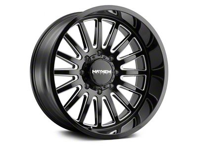 Mayhem Wheels Utopia Gloss Black Milled 6-Lug Wheel; 20x9; 18mm Offset (2024 Tacoma)