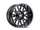 Mayhem Wheels Cogent Black Milled 6-Lug Wheel; 20x10; -19mm Offset (10-24 4Runner)