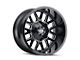 Mayhem Wheels Cogent Gloss Black Milled 6-Lug Wheel; 17x9; 13mm Offset (03-09 4Runner)