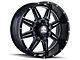 Mayhem Wheels Monstir Gloss Black Milled 6-Lug Wheel; 20x9; 0mm Offset (10-24 4Runner)