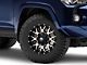 Mayhem Wheels Warrior Black Machined 6-Lug Wheel; 17x9; -12mm Offset (10-24 4Runner)