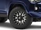 Mayhem Wheels Warrior Black Machined 6-Lug Wheel; 17x9; 18mm Offset (10-24 4Runner)