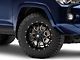 Mayhem Wheels Warrior Black Milled 6-Lug Wheel; 18x9; 18mm Offset (10-24 4Runner)