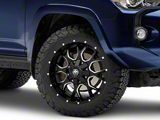 Mayhem Wheels Warrior Black Milled 6-Lug Wheel; 20x9; 0mm Offset (10-24 4Runner)