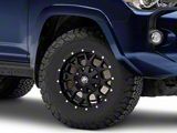 Mayhem Wheels Warrior Matte Black 6-Lug Wheel; 17x9; -12mm Offset (10-24 4Runner)