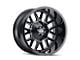 Mayhem Wheels Cogent Black Milled 6-Lug Wheel; 20x9; 0mm Offset (21-24 Bronco, Excluding Raptor)