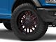 Mayhem Wheels Cogent Black with Prism Red 6-Lug Wheel; 20x9; 0mm Offset (21-24 Bronco, Excluding Raptor)