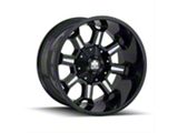 Mayhem Wheels Combat Gloss Black Milled 6-Lug Wheel; 18x9; -12mm Offset (22-24 Bronco Raptor)