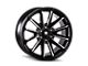 Mayhem Wheels Crossfire Gloss Black Milled 6-Lug Wheel; 22x9.5; 25mm Offset (21-24 Bronco, Excluding Raptor)