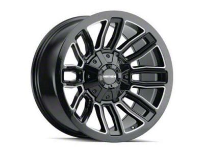 Mayhem Wheels Decoy Gloss Black Milled 6-Lug Wheel; 20x9; 18mm Offset (22-24 Bronco Raptor)