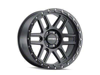 Mayhem Wheels Delta Matte Black 6-Lug Wheel; 17x9; 0mm Offset (21-24 Bronco, Excluding Raptor)