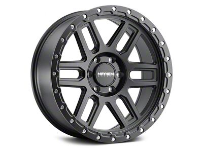 Mayhem Wheels Delta Matte Black 6-Lug Wheel; 20x9; 0mm Offset (22-24 Bronco Raptor)