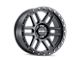 Mayhem Wheels Delta Matte Black 6-Lug Wheel; 20x9; -12mm Offset (21-24 Bronco, Excluding Raptor)