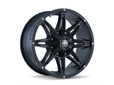 Mayhem Wheels Rampage Matte Black 6-Lug Wheel; 18x9; 18mm Offset (22-24 Bronco Raptor)