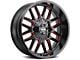 Mayhem Wheels Cogent Black with Prism Red 6-Lug Wheel; 20x9; 0mm Offset (22-24 Bronco Raptor)