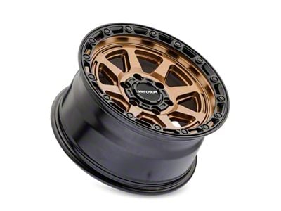 Mayhem Wheels Ridgeline Satin Bronze 6-Lug Wheel; 17x8.5; -6mm Offset (22-24 Bronco Raptor)