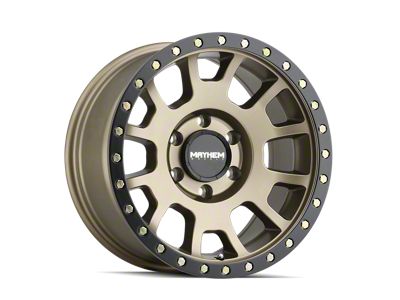 Mayhem Wheels Scout Matte Gold with Matte Black Lip 6-Lug Wheel; 18x9; 0mm Offset (21-24 Bronco, Excluding Raptor)