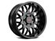 Mayhem Wheels Tripwire Black with Prism Red 6-Lug Wheel; 20x10; -19mm Offset (22-24 Bronco Raptor)