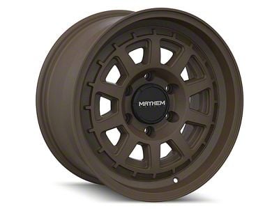 Mayhem Wheels Voyager Dark Bronze 6-Lug Wheel; 17x8.5; 0mm Offset (21-24 Bronco, Excluding Raptor)