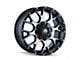 Mayhem Wheels Warrior Black Machined 6-Lug Wheel; 18x9; -12mm Offset (22-24 Bronco Raptor)