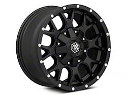 Mayhem Wheels Warrior Matte Black Wheel; 17x9; 18mm Offset (84-01 Jeep Cherokee XJ)