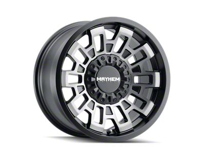 Mayhem Wheels Cortex Matte Black Machined Wheel; 18x9; 0mm Offset (20-24 Jeep Gladiator JT)