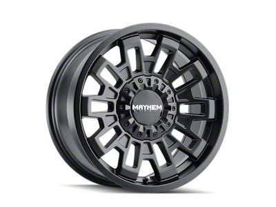 Mayhem Wheels Cortex Matte Black Wheel; 17x9; -12mm Offset (20-24 Jeep Gladiator JT)