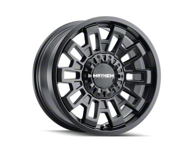 Mayhem Wheels Cortex Matte Black Wheel; 20x10; -19mm Offset (20-24 Jeep Gladiator JT)