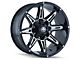 Mayhem Wheels Rampage Black Milled Wheel; 17x9 (20-24 Jeep Gladiator JT)