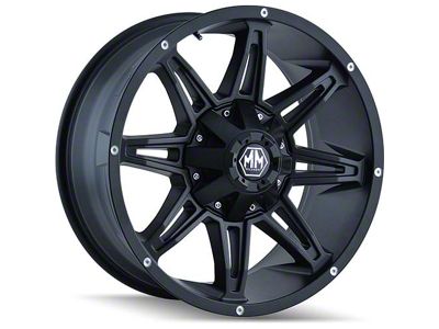 Mayhem Wheels Rampage Matte Black Wheel; 17x9; 18mm Offset (20-24 Jeep Gladiator JT)