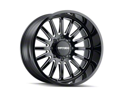 Mayhem Wheels Utopia Gloss Black Milled Wheel; 20x9; 0mm Offset (20-24 Jeep Gladiator JT)