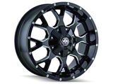 Mayhem Wheels Warrior Black Milled Wheel; 17x9; -12mm Offset (20-25 Jeep Gladiator JT)